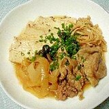 すきやき風肉豆腐